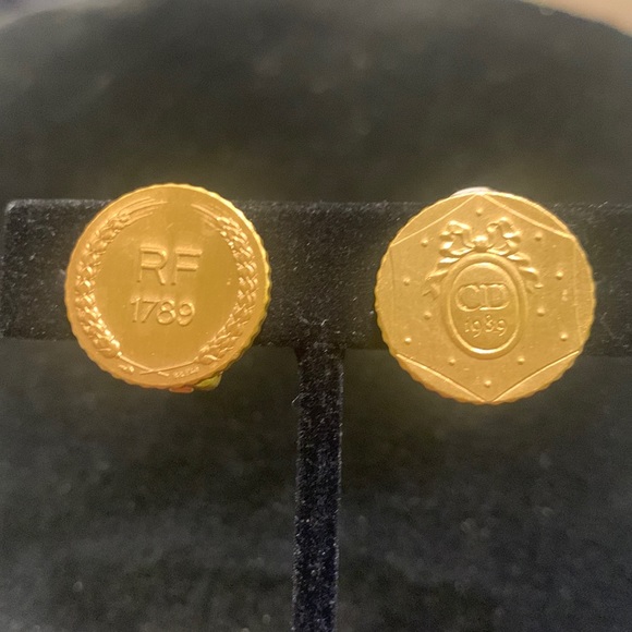 DIOR RARE 200th ANNIVERSAIRE de La REPUBLIQUE FRANCAISE EARRINGS LIMITED - Picture 1 of 9